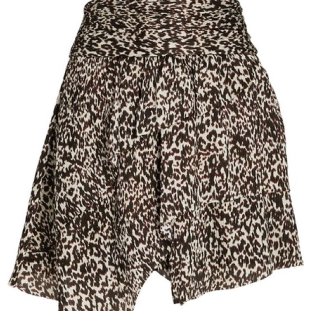 IRO mini skirt animal print